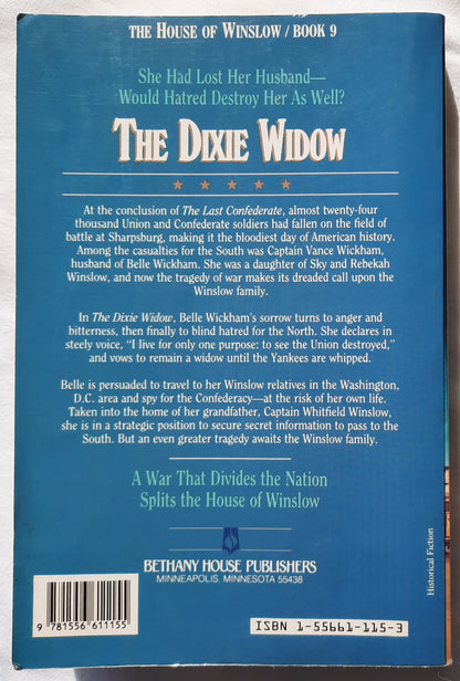 The Dixie Widow #9 by Gilbert Morris (The House of Winslow, Good, 1991, Pbk, 318 pgs, Bethany House)