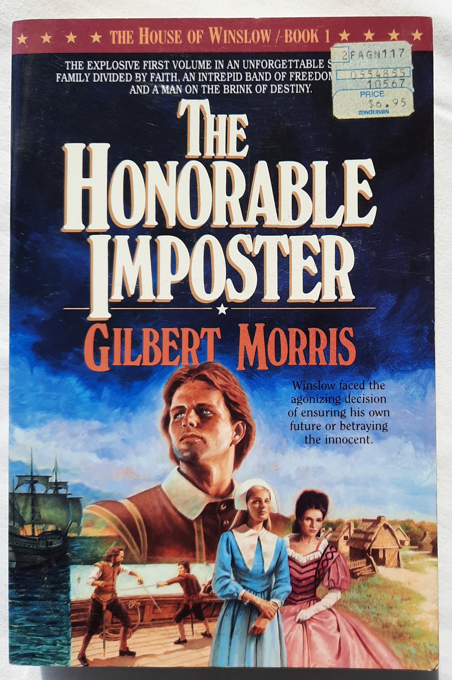 The Honorable Imposter #1 by Gilbert Morris (The House of Winslow, Very good, 1996, Pbk, 331 pgs, Bethany House)