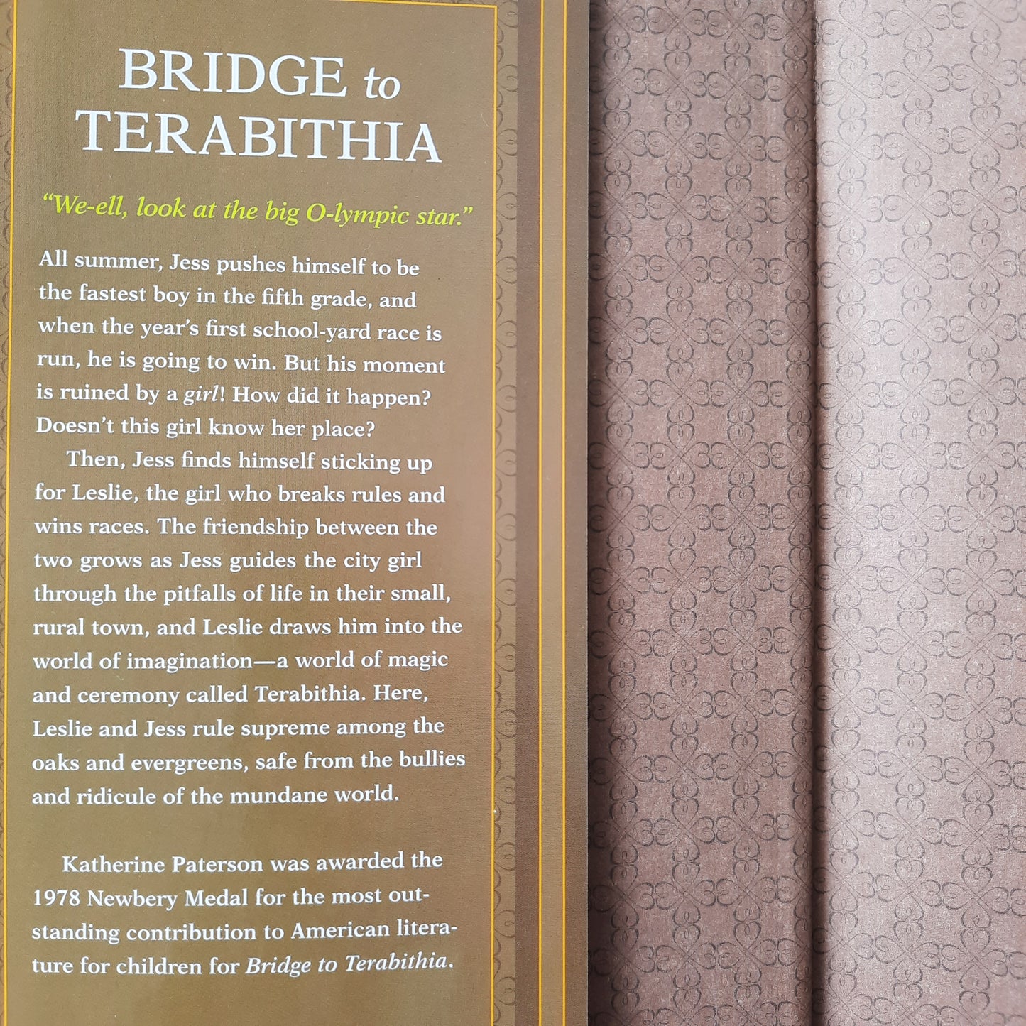 Bridge to Terabithia by Katherine Paterson (Like new, 2008, HC, 146 pgs, Barnes & Noble)