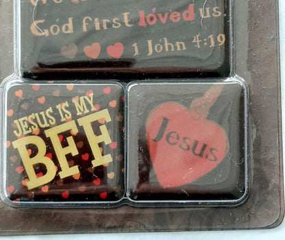 Jesus is my BFF Magnets, Set of 5, Witness Gear by CHRISTIAN ART GIFTS, New, 2010)