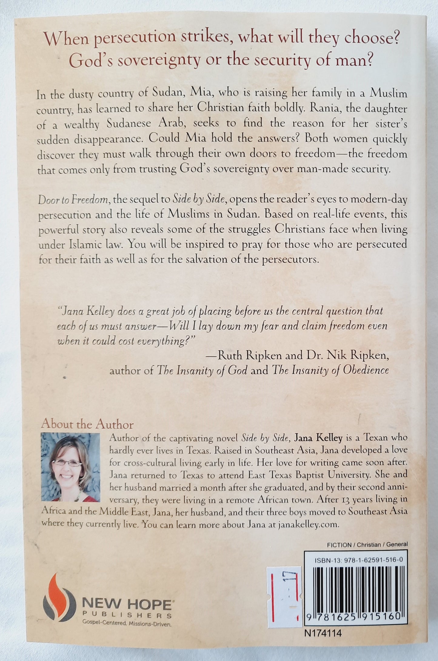 Door to Freedom by Jana Kelley (New, 2017, Pbk, 224 pages, Iron Stream Media)