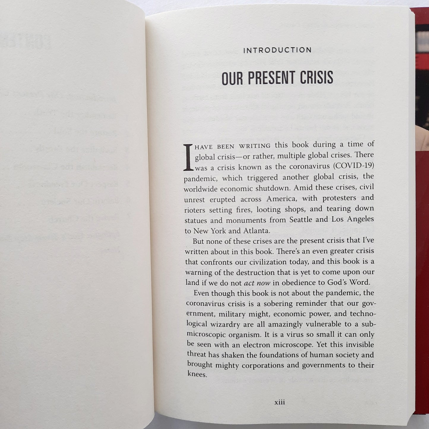 Hope for This Present Crisis: The Seven-Step Path to Restoring a World Gone Mad by Michael Youssef (New, 2021, HC, 188 pgs, Front Line)