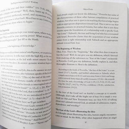 The Beginning and End of Wisdom by Douglas Sean O'Donnell (New, 2011, Pbk, 235 pgs, Crossway)