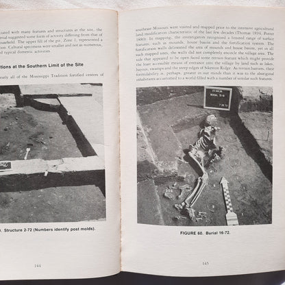 The Missouri Archaeologist: Investigation and Comparison of Two Fortified Mississippi Tradition Archaeological Sites in Southeastern Missouri by (Vol. 38/Dec. 1977, Acceptable, 346 pgs)