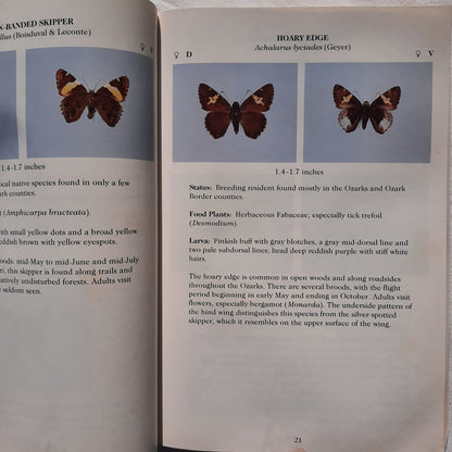 Butterflies and Moths of Missouri by J. Richard; Joan E. Heitzman (Good, 1996, Pbk, 385 pgs, MDC)