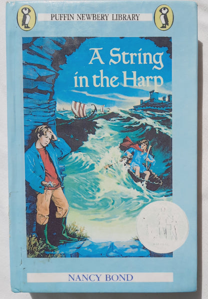 A String in the Harp by Nancy Bond (Good, 1981, HC, 370 pages, Puffin Newbery Library)