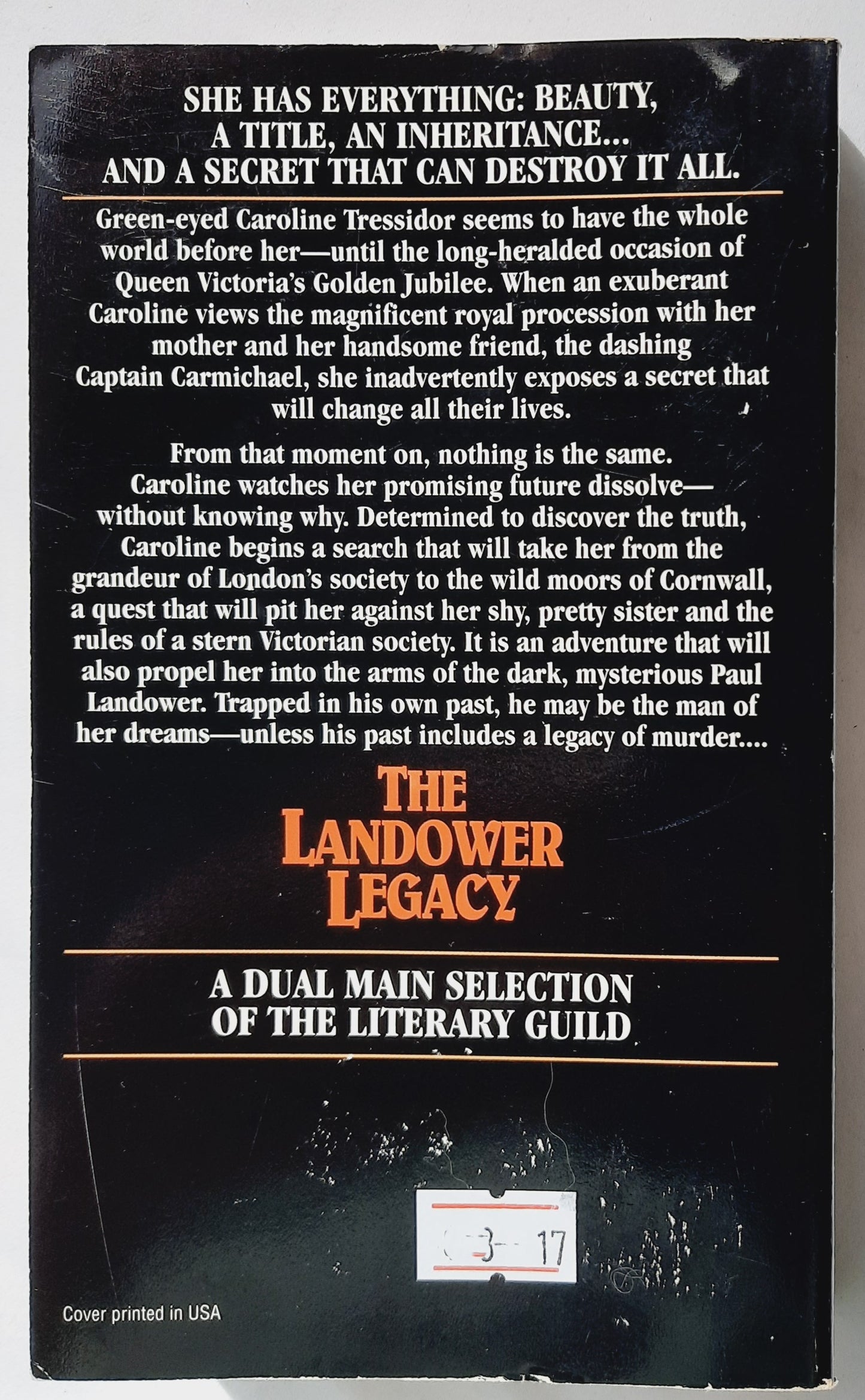 The Landower Legacy by Victoria Holt (Good, 1991, Pbk, 373 pages, Fawcett Crest)