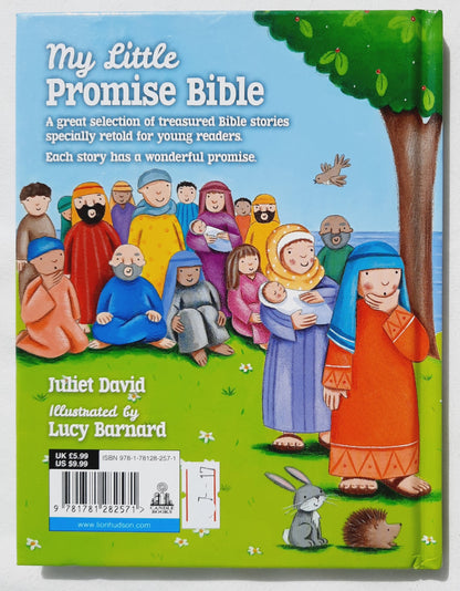 My Little Promise Bible by Juliet David (Like new, 2016, HC, 94 pages, Candle Books)