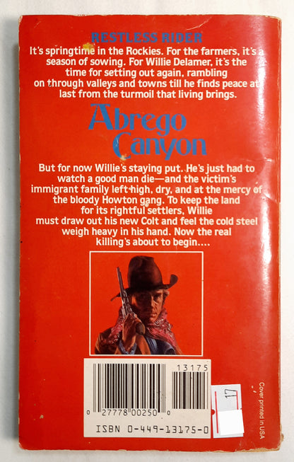 Abrego Canyon by G. Clifton Wisler (Acceptable, 1987, Pbk, 179 pages, Ballentine Books)