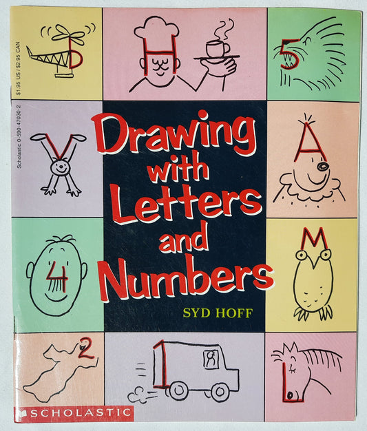 Drawing With Letters and Numbers by Syd Hoff (Very good, 1993, Pbk, 32 pages, Scholastic)