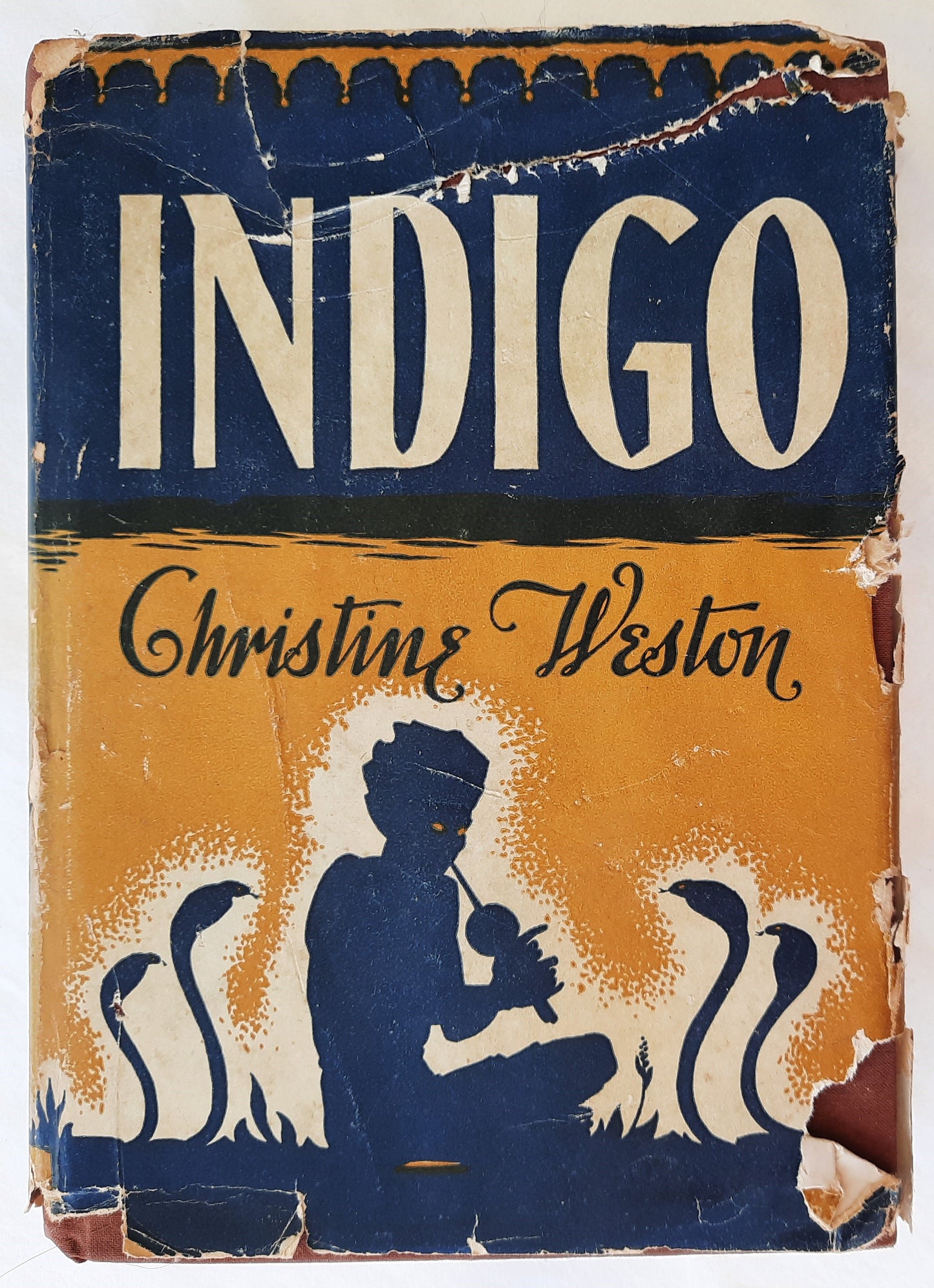 Indigo by Christine Weston (Good, 1943, HC, 374 pages, Charles Scribner's Sons)