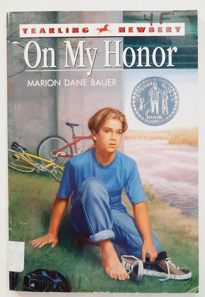 On My Honor by Marion Dane Bauer (Good, 1987, Pbk, 90 pages, Yearling Books)