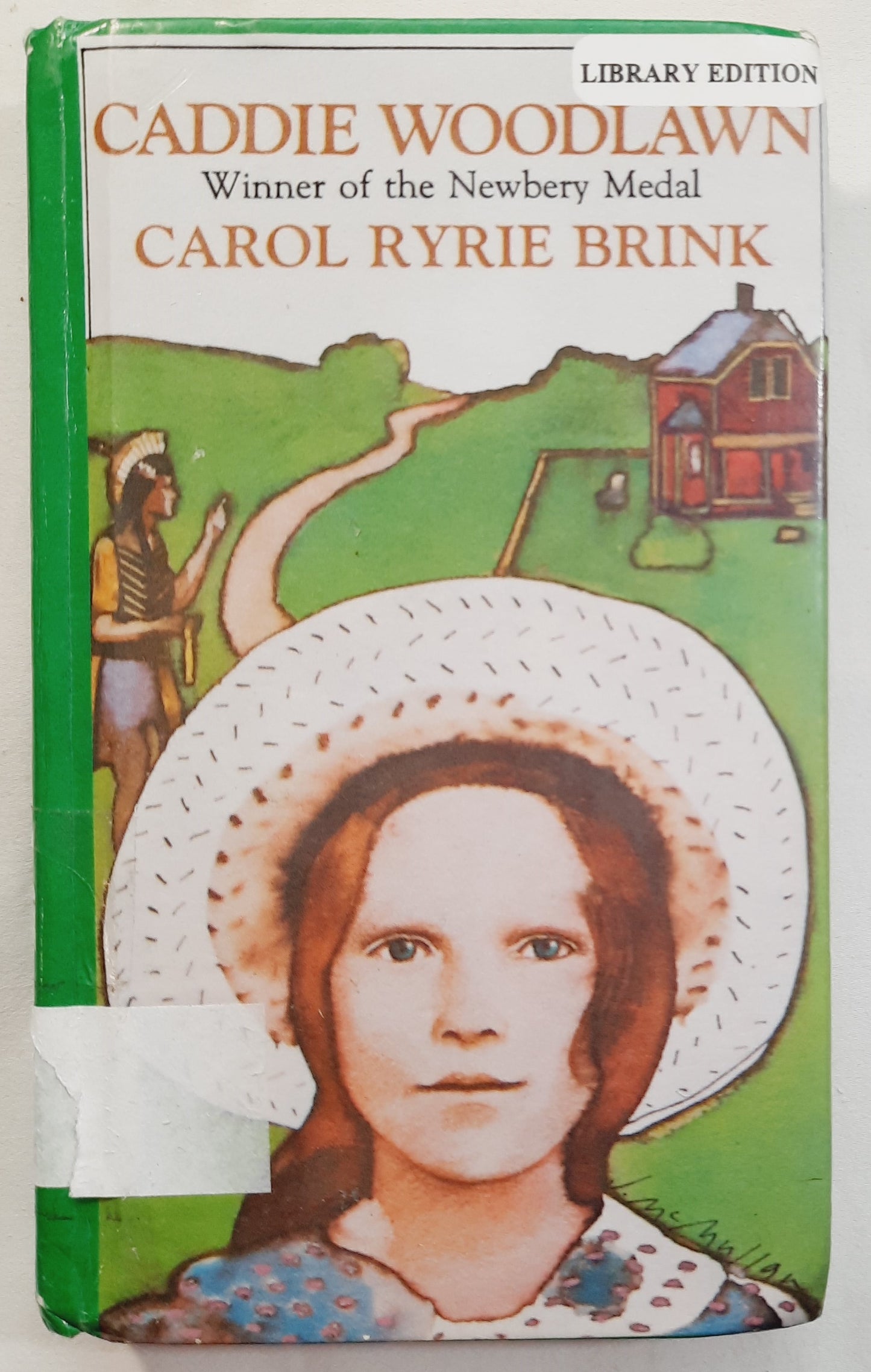 Caddie Woodlawn by Carol Ryrie Brink (Good, 1997, HC, 242 pages, Aladdin Paperbacks)