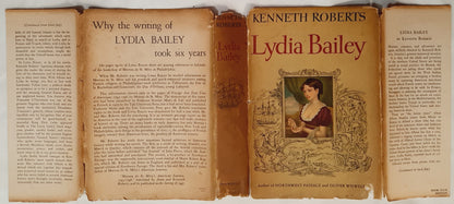 Lydia Bailey by Kenneth Roberts (Acceptable, 1947, HC, 495 pages, Doubleday & Company, First Edition)