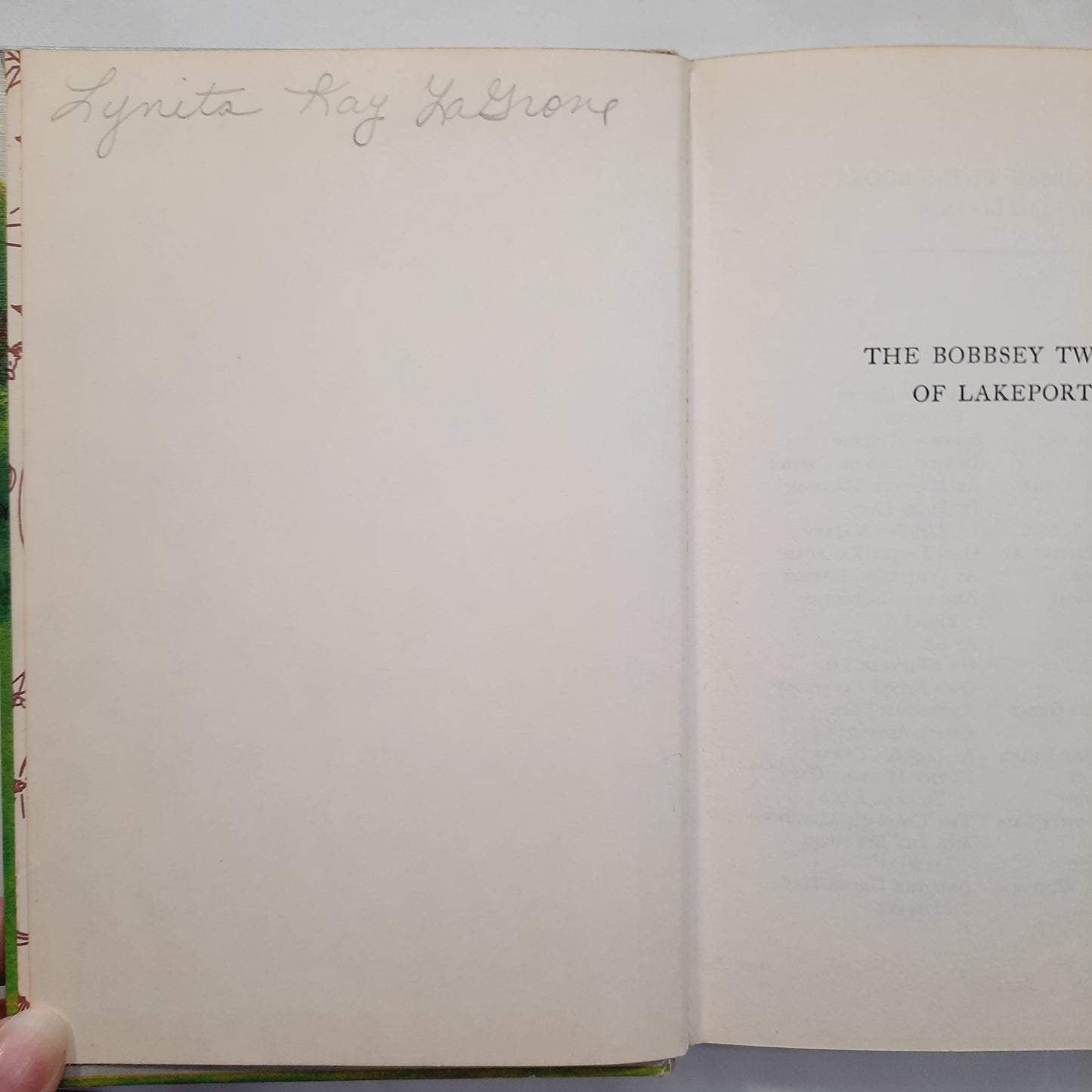 The Bobbsey Twins of Lakeport by Laura Lee Hope (Very good, 1961, HC, 178 pages, Grosset & Dunlap)