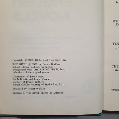 Four Complete English Novels: Persuasion by Jane Austen; Wuthering Heights by Emily Bronte; Typhoon by Joseph Conrad; The River by Rumer Godden (Good, 1960, HC, 698 pgs, Globe Book Co.)