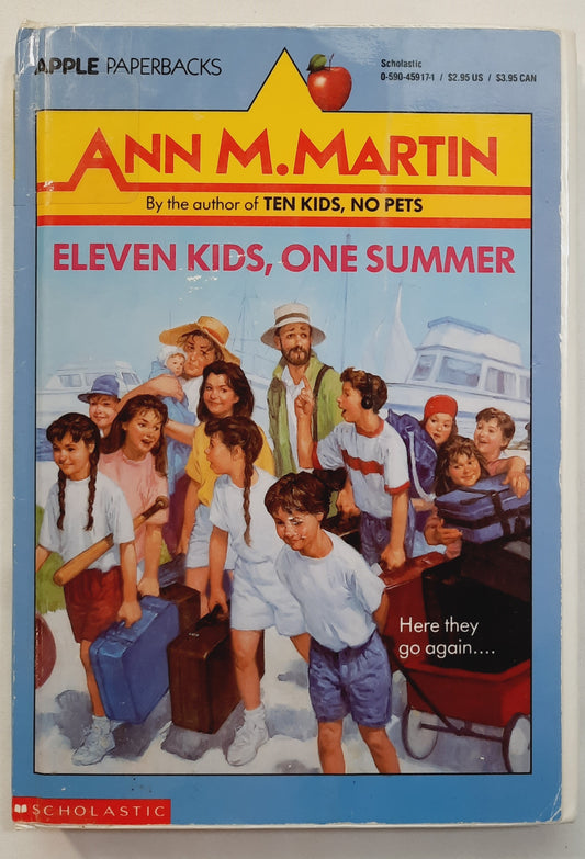 Eleven Kids, One Summer by Ann M. Martin (Good, 1993, HC, 152 pages, Apple Paperbacks)