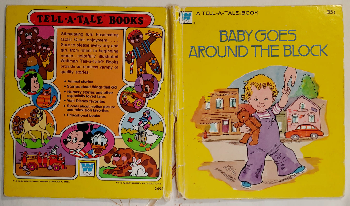 Baby Goes Around the Block by Gladys M. Horn; Erica Merkling (Poor, 1973, HC, 24 pages, Western Publishing)