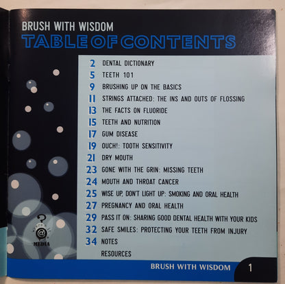 Brush with Wisdom: Dental Health is Where Your Mouth Is by Michelle Bain (Very good, 2015, Pbk, 36 pages, Where's It? Media)