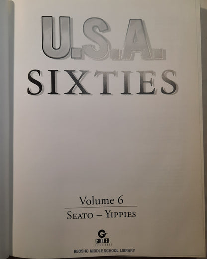 U.S.A. Sixties Volume 6: Seato-Yippies by Edward Horton (Very good, 2001, HC, 200 pages, Grolier Educational)