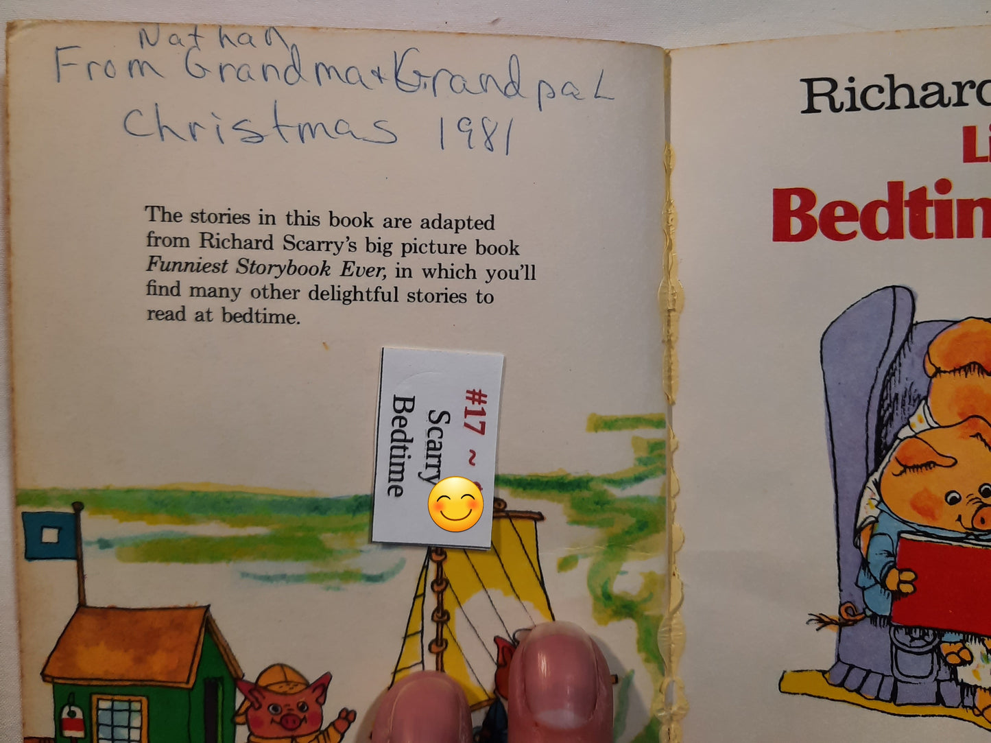 Richard Scarry's Little Bedtime Book (Good, 1978, Pbk, 48 pages, Random House)