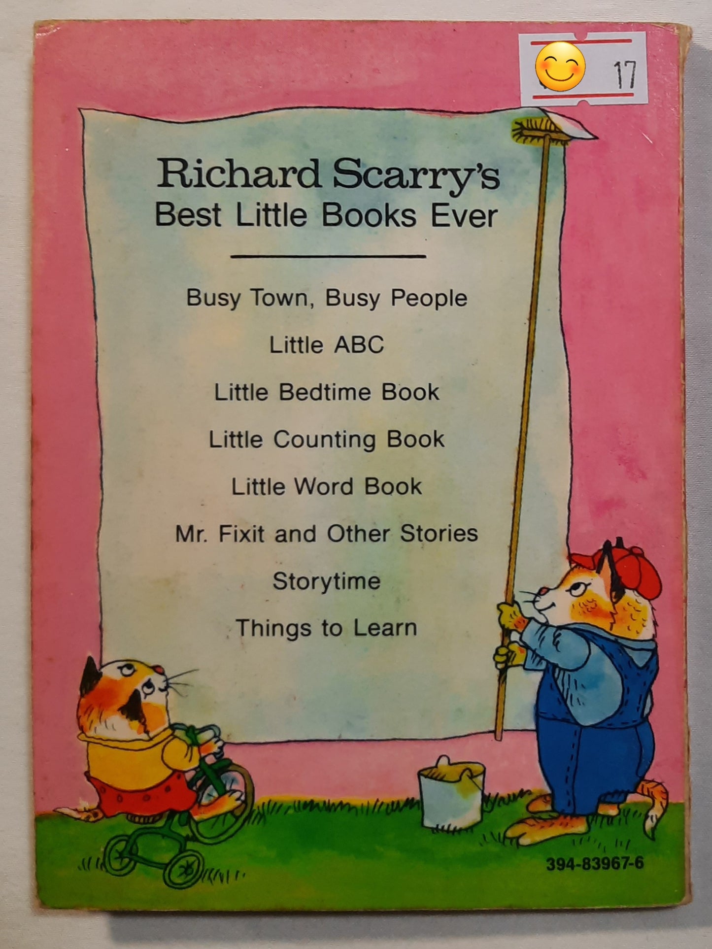 Richard Scarry's Little Bedtime Book (Good, 1978, Pbk, 48 pages, Random House)