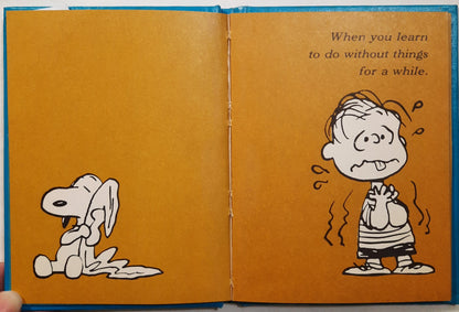 All About Birthdays: Thoughts on Growing Up by the Peanuts Characters illustrated by Charles M. Schultz (Good, 1968, HC, 40 pages, Hallmark)