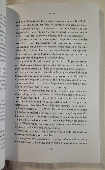 So Much to Live For: How to Provide Help and Hope to Someone Considering Suicide by Gregory L. Jantz; Keith Wall (New, 2021, Pbk, 171 pages, Revell)