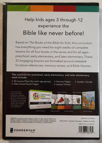 The Books of the Bible Children's Curriculum CDRom by Zondervan (New, 2017)