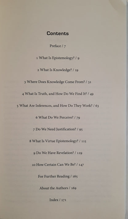 How Do We Know? An Introduction to Epistemology by James K. Dew; Mark W. Foreman (New, 2014, Pbk, 174 pages, IVP Academic)