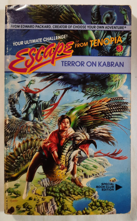 Escape From Tenopia: Terror on Kabran by Richard Brightfield (Good, 1986, Pbk, 129 pages, Bantam)