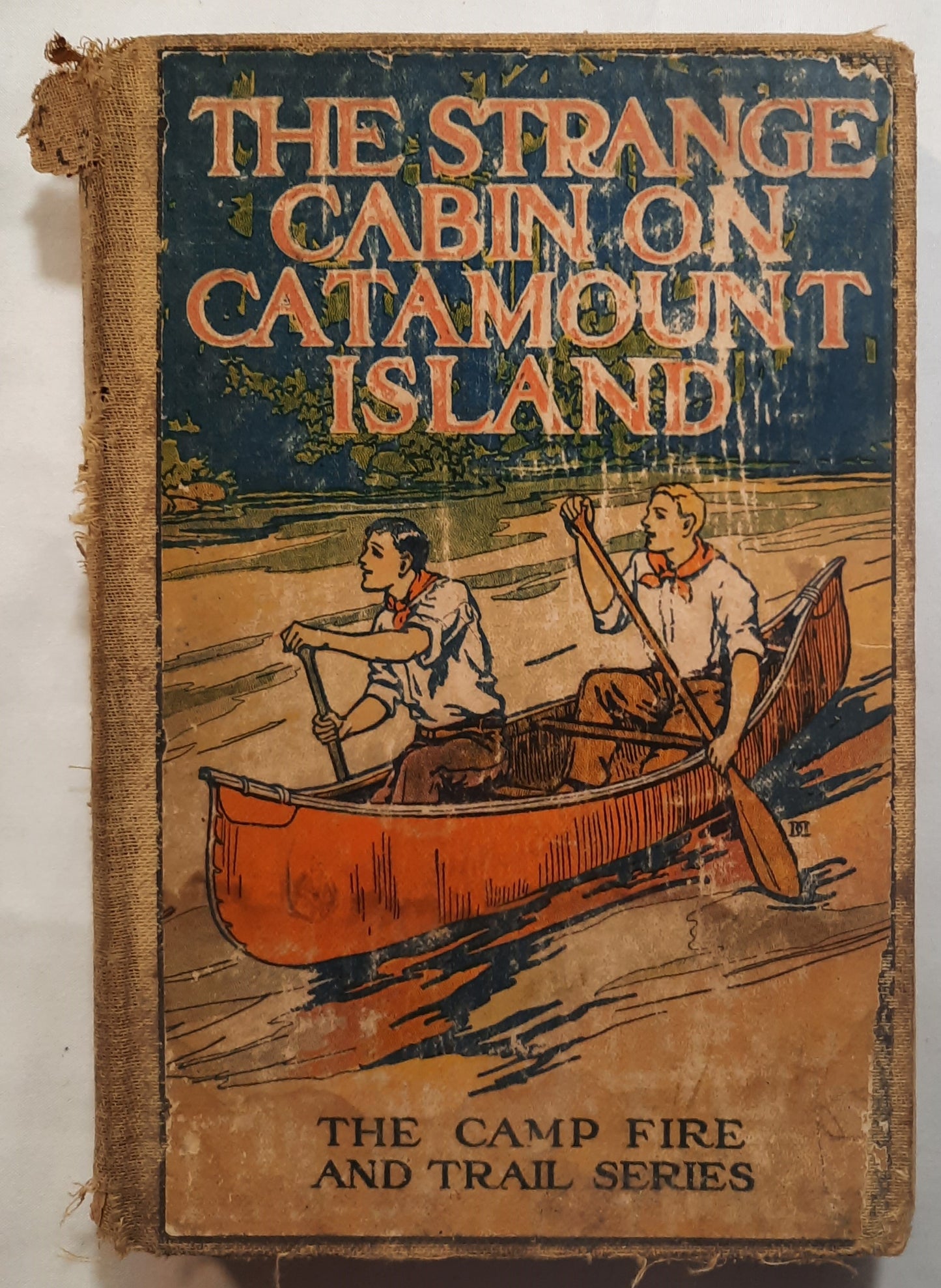 The Strange Cabin on Catamount Island by Lawrence J. Leslie (Poor, 1913, HC, 184 pgs, The New York Book Co.)