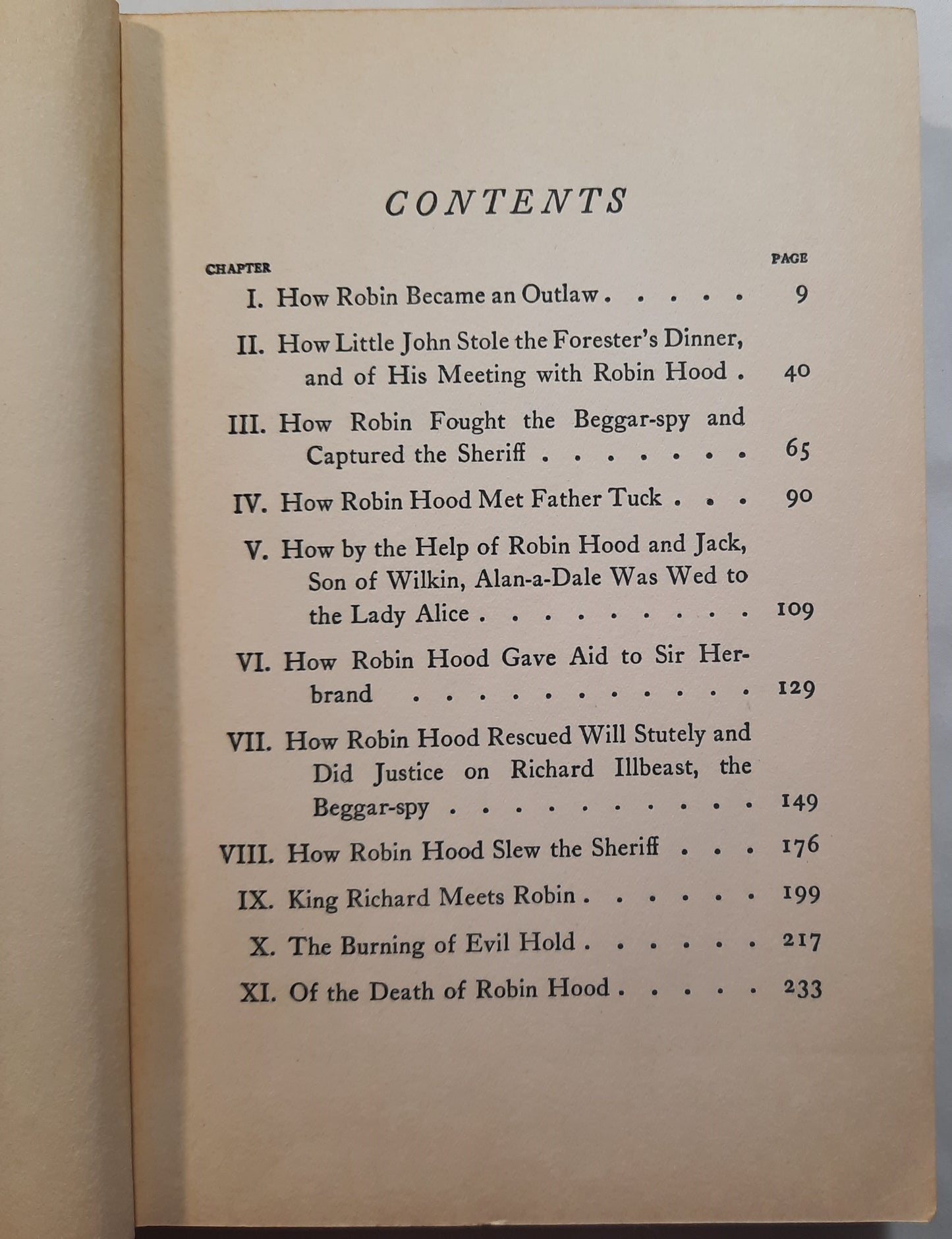 Robin Hood and the Men of Greenwood Retold by Henry Gilbert (Good, 1934/1935, HC, 252 pages, M.A. Donohue)