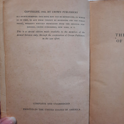 Thesaurus of Humor: Fighting Forces Series by Mildred Meiers; Jack Knapp (Good, 1940, Pbk, 387 pages, Crown Publishers)