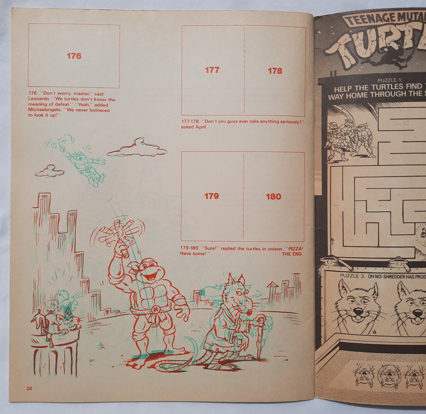 Teenage Mutant Ninja Turtles Sticker Activity Album by Diamond Publishers (New/Unused, 1989, Pbk, 24 pages)