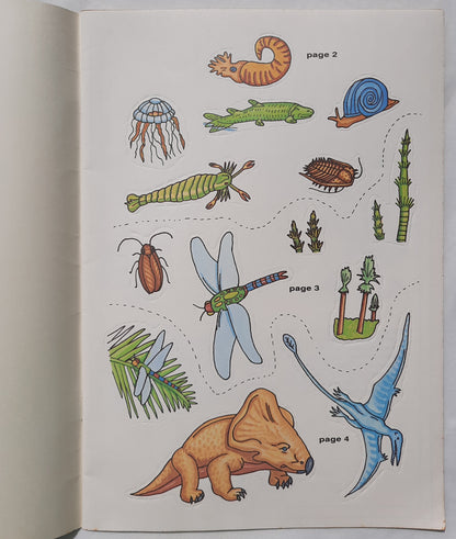 A Golden Book: Dinosaurs Sticker Fun (New/Unused, 1984, Pbk, 20 pages, Western Publishing Co.)