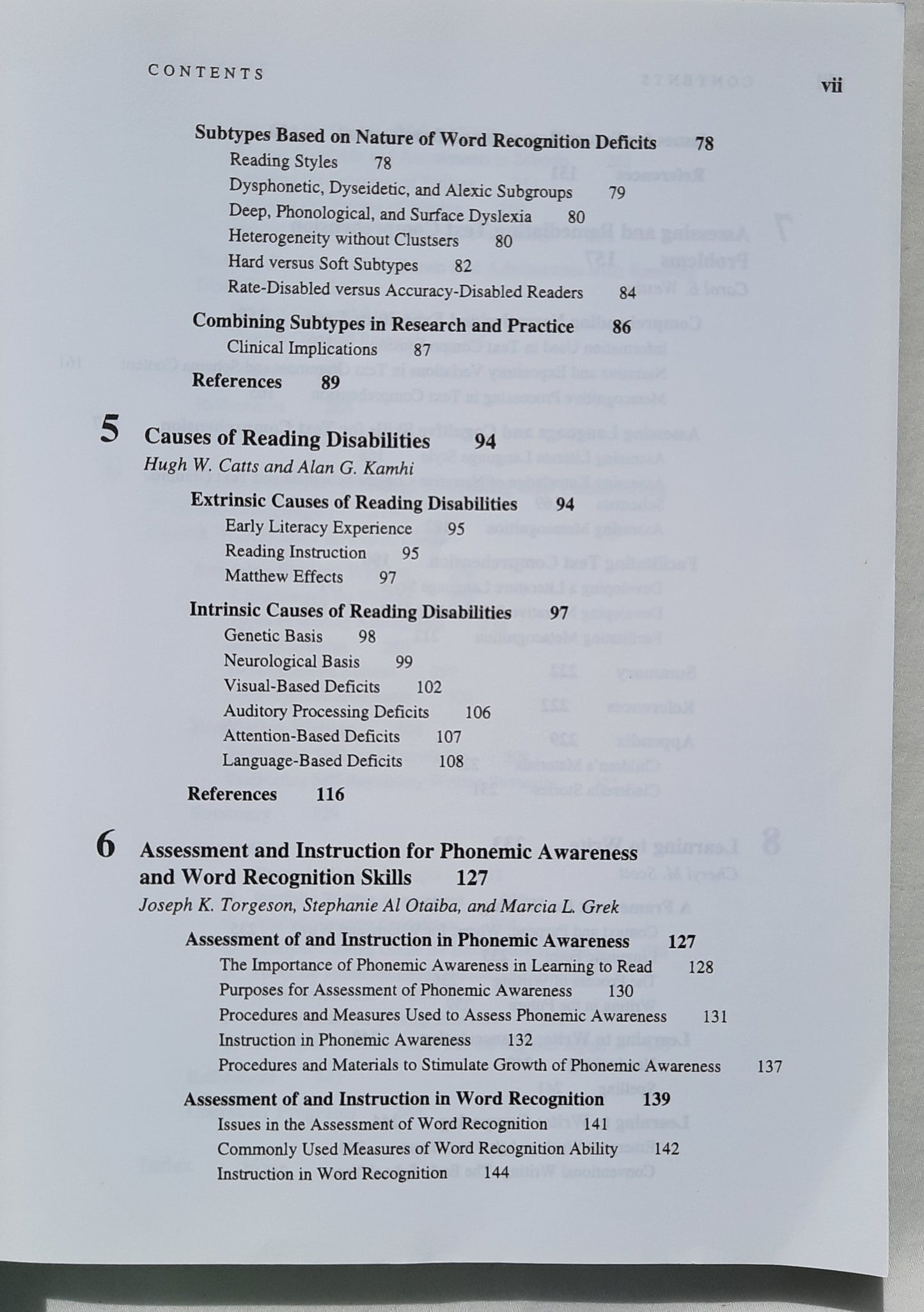 Language and Reading Disabilities 2nd Ed. by Hugh W. Catts; Alan G. Kamhi (Good, 2005, Pbk, 352 pages, Pearson)