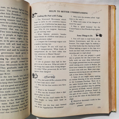 Our Country's Story by Harold H. Eibling, Fred M. King, James Harlow (Good, 1958, HC, 336 pages, Laidlaw Brothers)