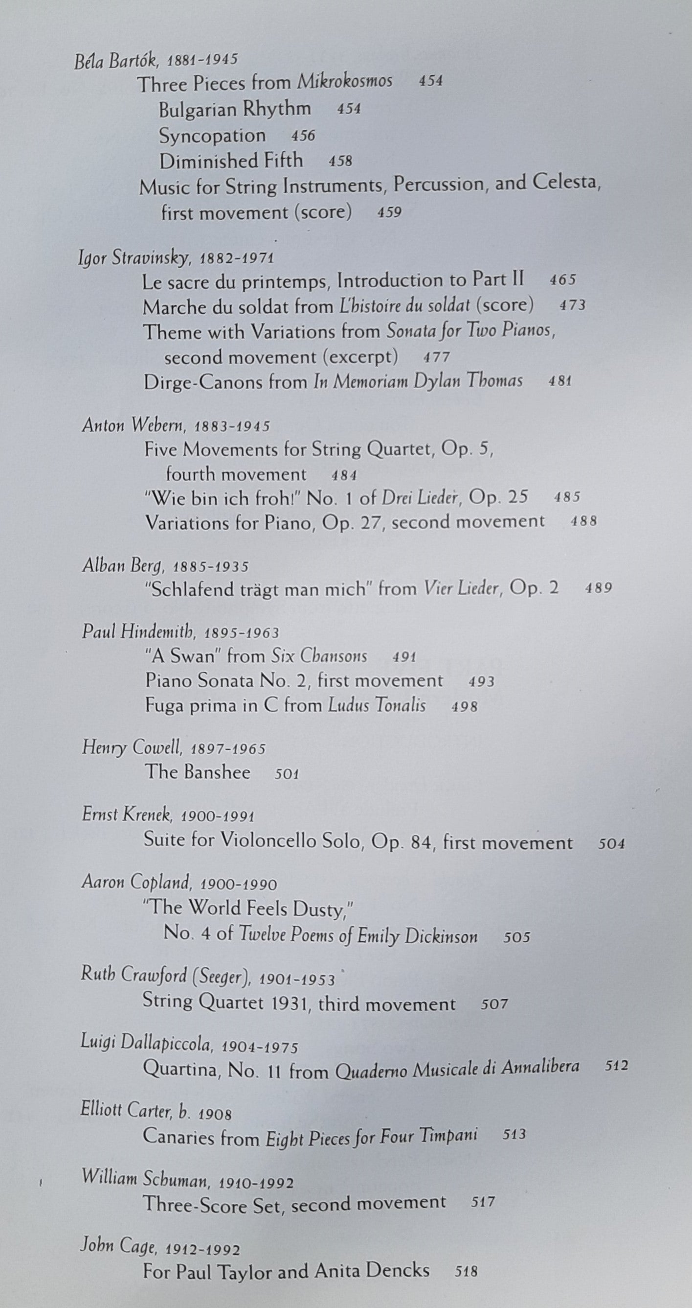 Anthology for Musical Analysis 5th Edition by Charles Burkhart (Good, 1994, Spiral Pbk, 593 pages, Harcourt Brace)