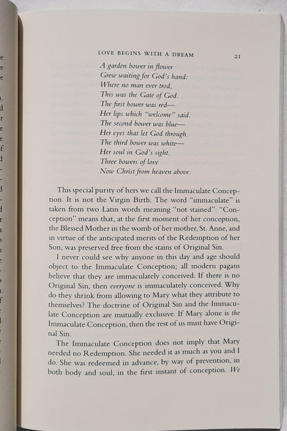 The World's First Love: Mary, Mother of God by Fulton J. Sheen (Very good, 2011, PBk, 280 pages, Ignatius)