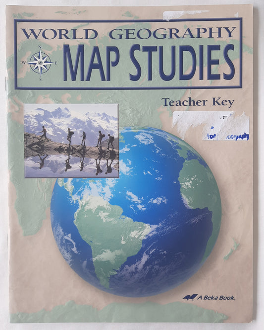 Abeka World Geography Map Studies Teacher Key (Very Good, 2005, Pbk, 45 pages)