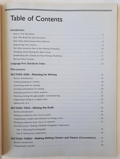 Just-Right Writing Mini-Lessons Grades 4-6 by Cheryl Sigmon; Sylvia Ford (Very Good, 2006, Pbk, 128 pages, Scholastic)