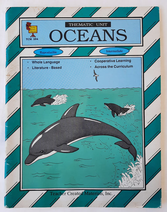 Thematic Unit: Oceans by Mary Ellen Sterling (Very Good, 1990, Pbk, 80 pages, Teacher Created Materials)