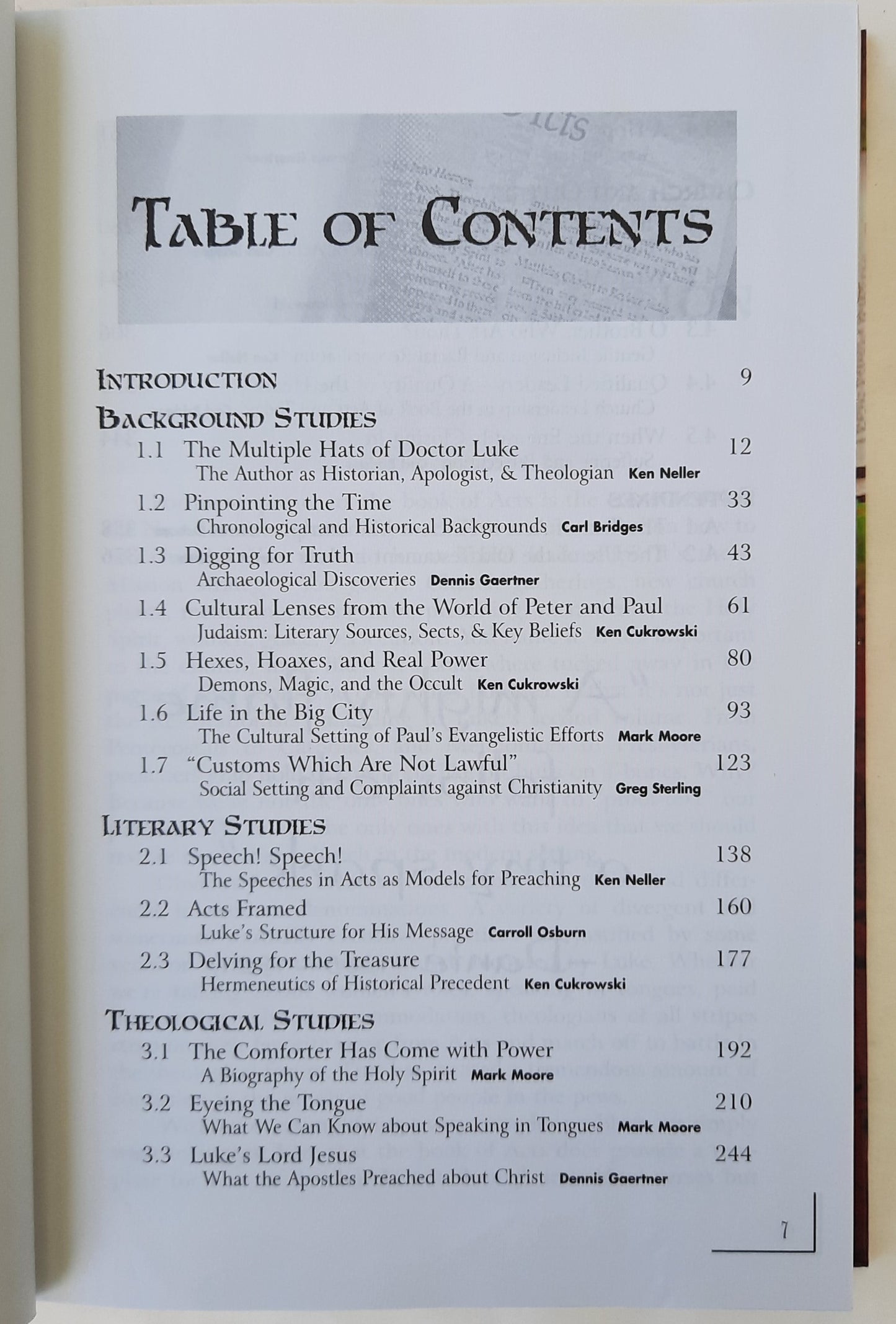 Fanning the Flame: Probing the Issues in Acts by Mark E. Moore (Very Good, 2003, HC, 396 pages, College Press)