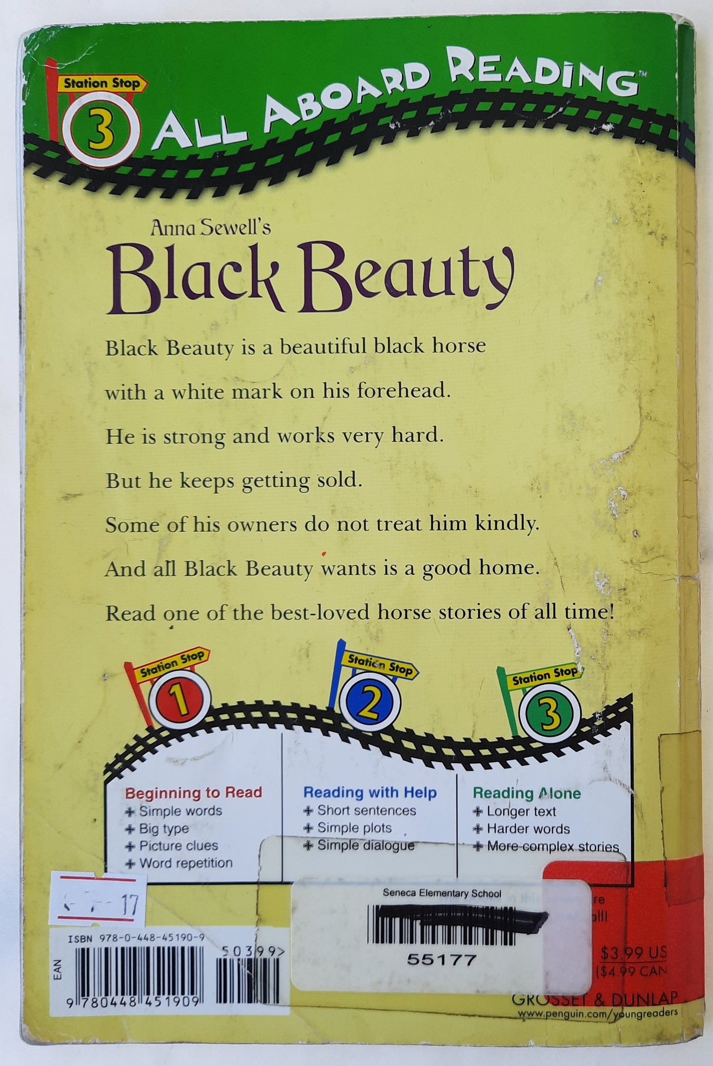 Anna Sewell's Black Beauty by Cathy East (Good, 2009, Pbk, 48 pages, Grosset & Dunlap)