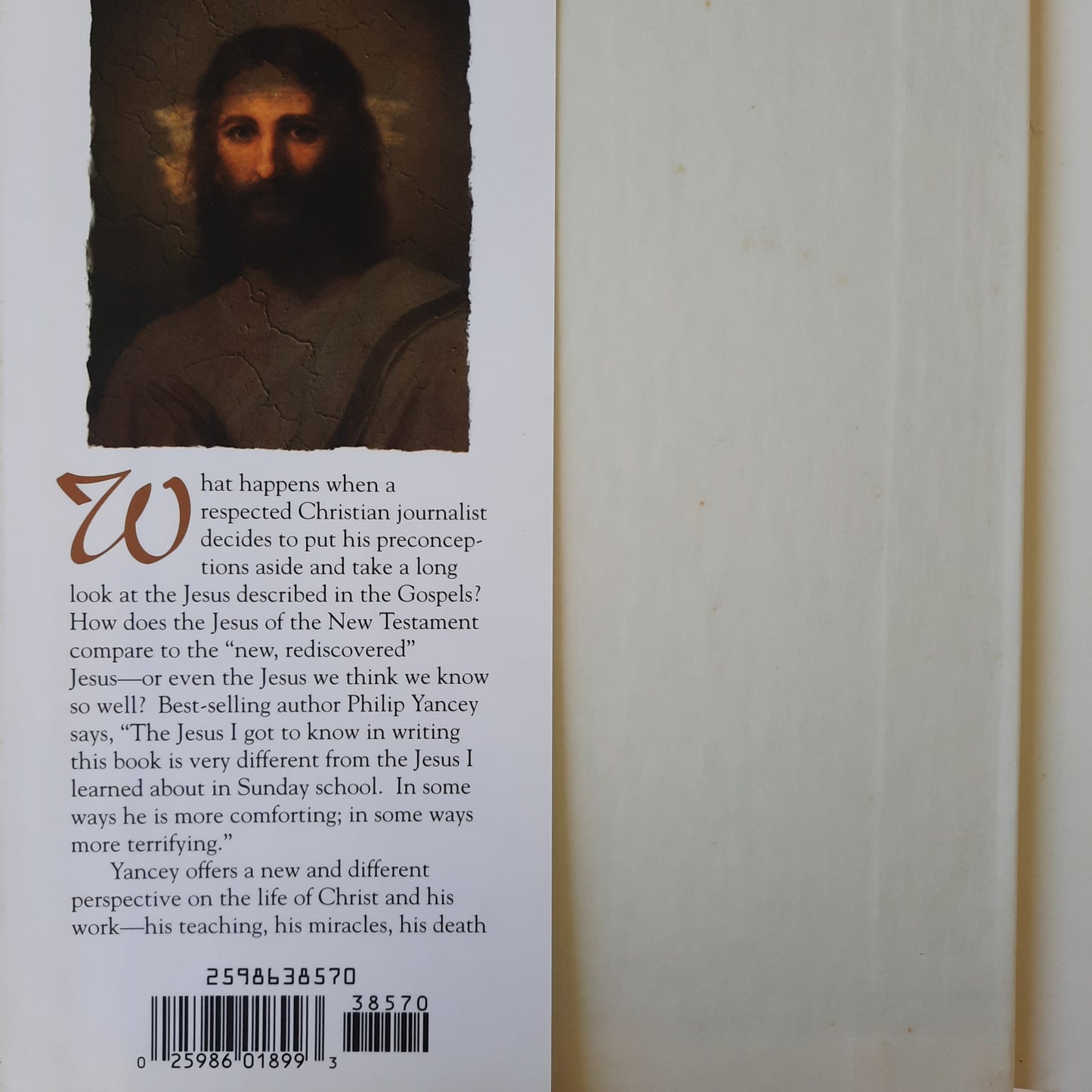 The Jesus I Never Knew by Philip Yancey (Good, 1995, HC, 288 pages, Zondervan)