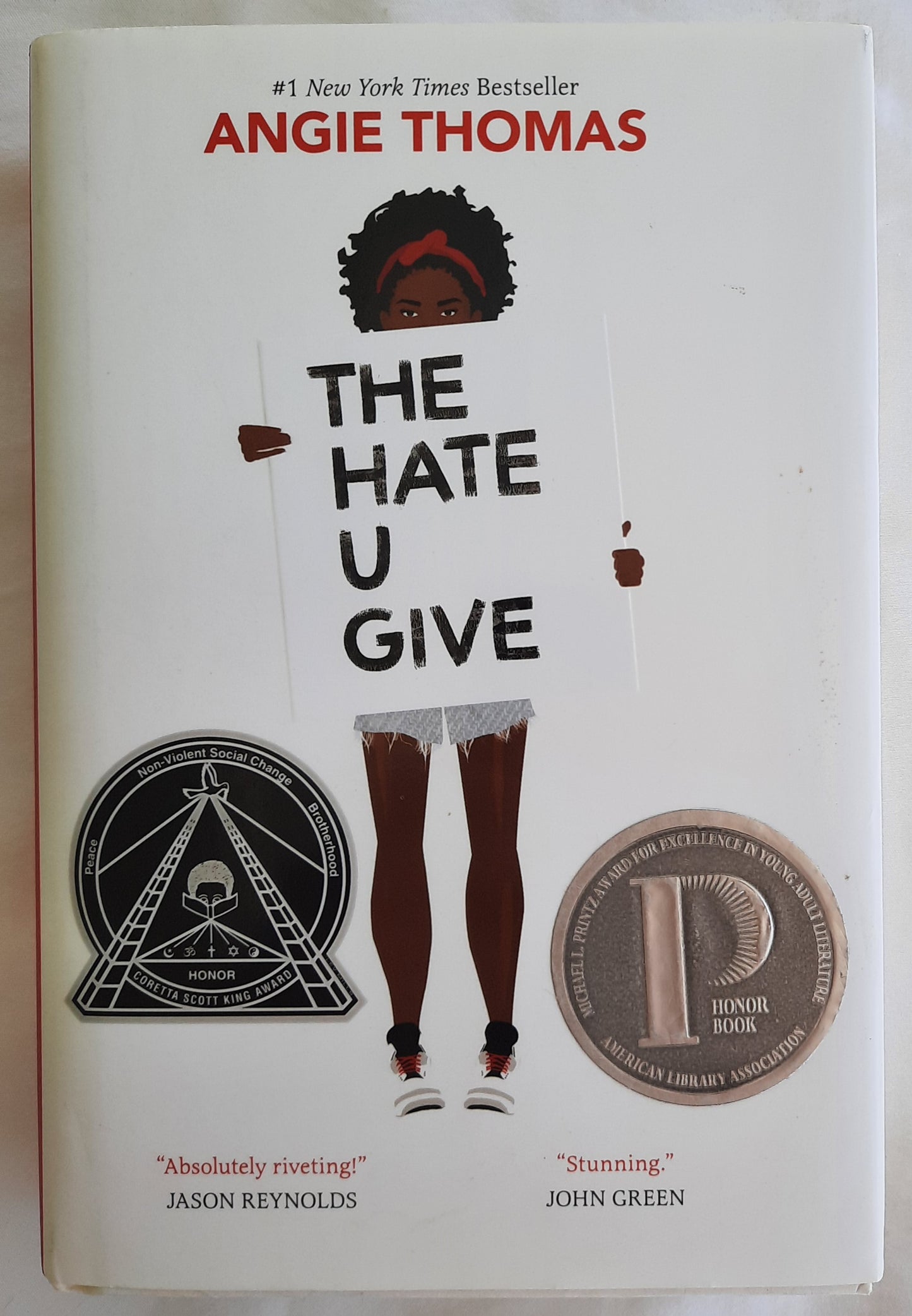 The Hate U Give by Angie Thomas (Very good, 2017, HC, 444 pages, Balmer & Bray)