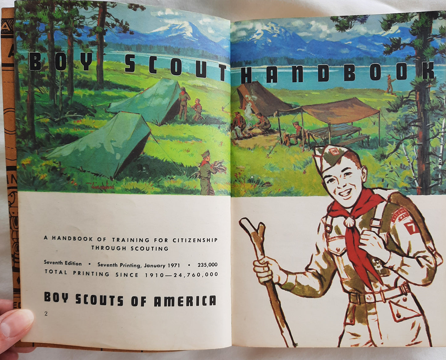 Boy Scout Handbook Seventh [7th] Edition (Good, 1971, Pbk, 448 pages, Boy Scouts of America)