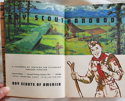 Boy Scout Handbook Seventh [7th] Edition (Good, 1971, Pbk, 448 pages, Boy Scouts of America)