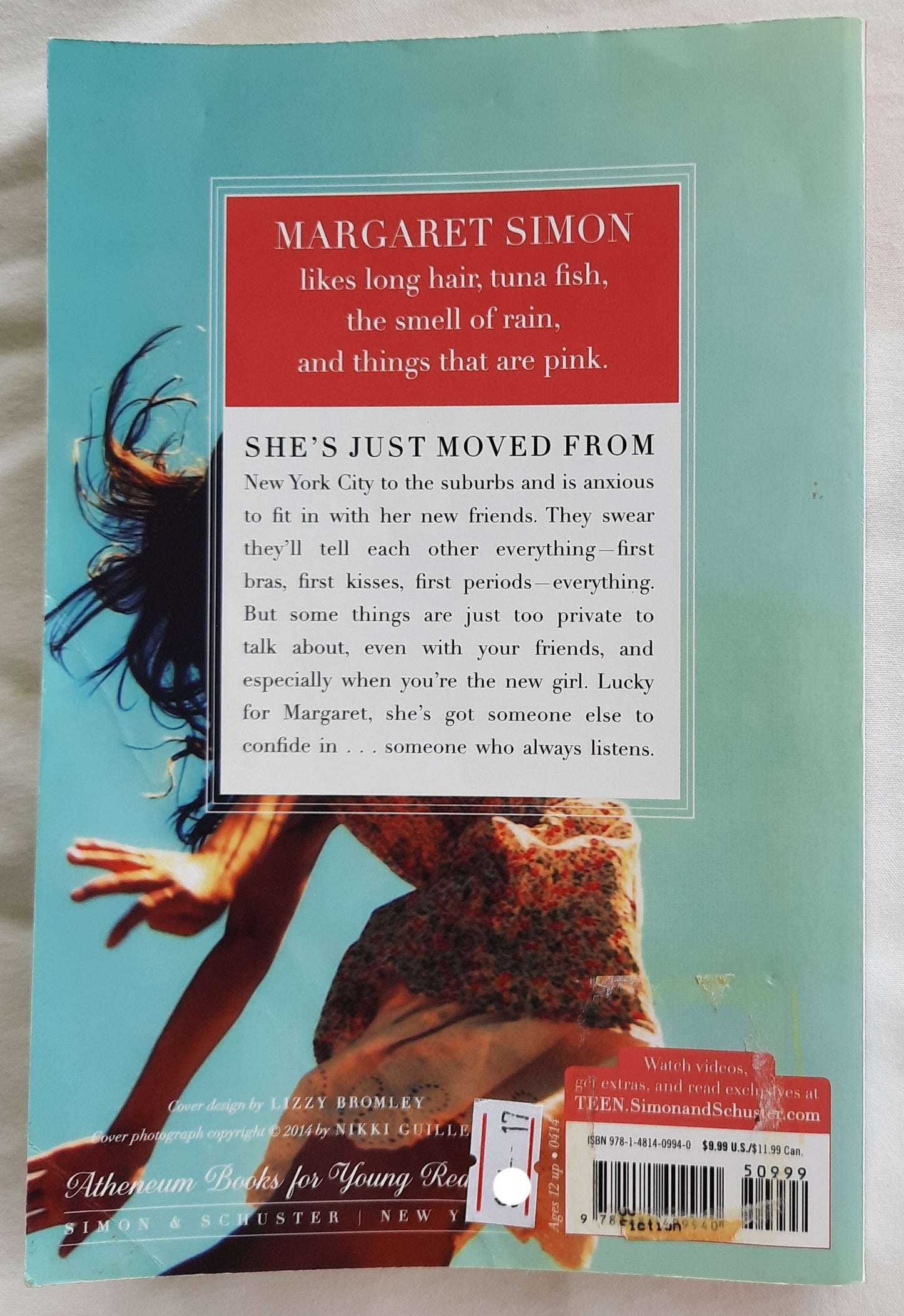 Are You There God? It's Me, Margaret by Judy Blume (Good, 2014, Pbk, 192 pages, Simon & Schuster)